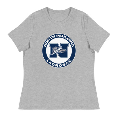 Performance | Women's Relaxed T Shirt | North Paulding Lacrosse | Badge Logo