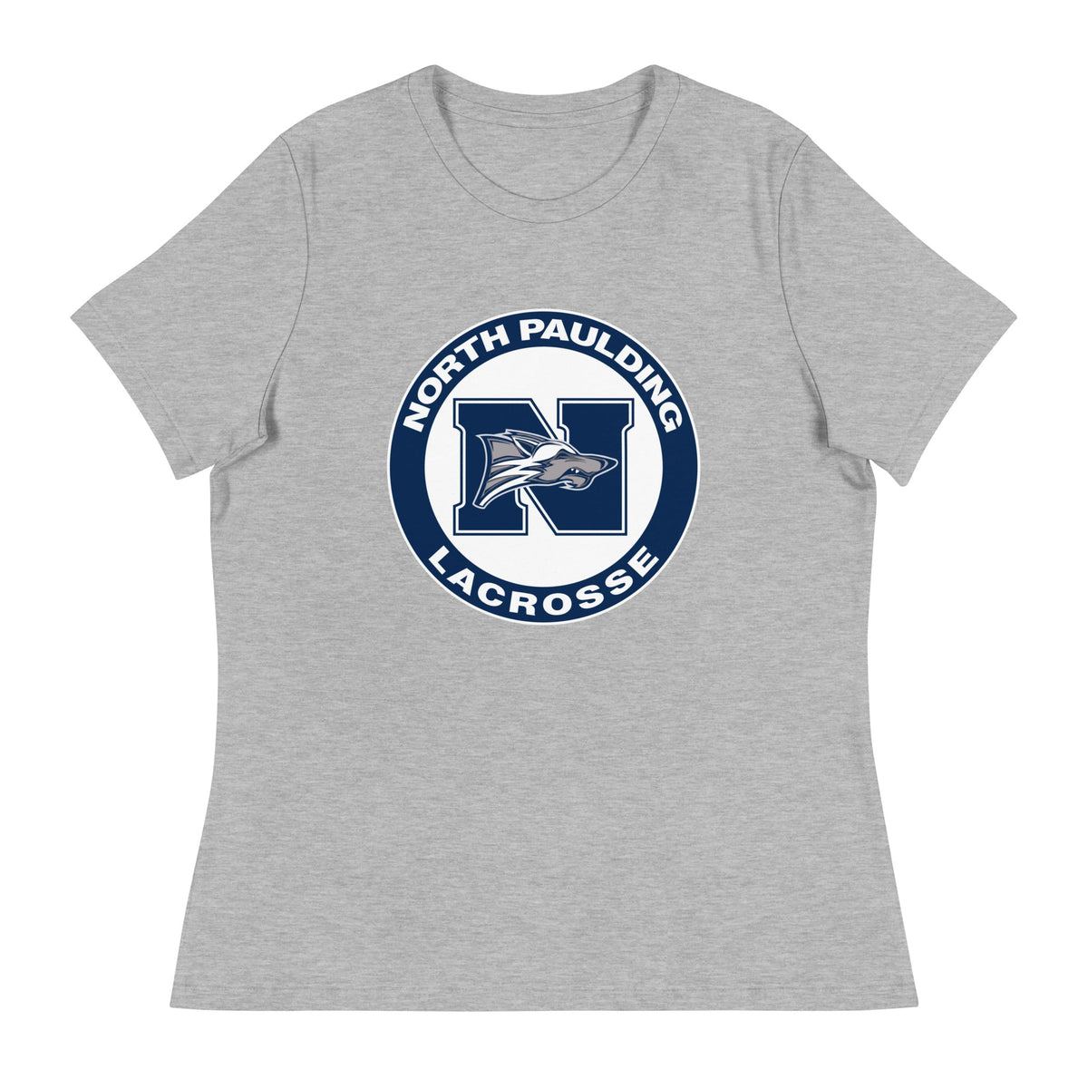 Performance | Women's Relaxed T Shirt | North Paulding Lacrosse | Badge Logo