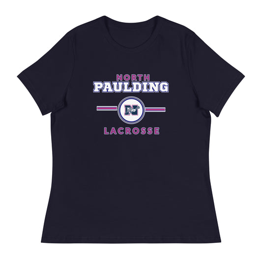 Performance | Women's Relaxed T Shirt | North Paulding Lacrosse | Valor Logo