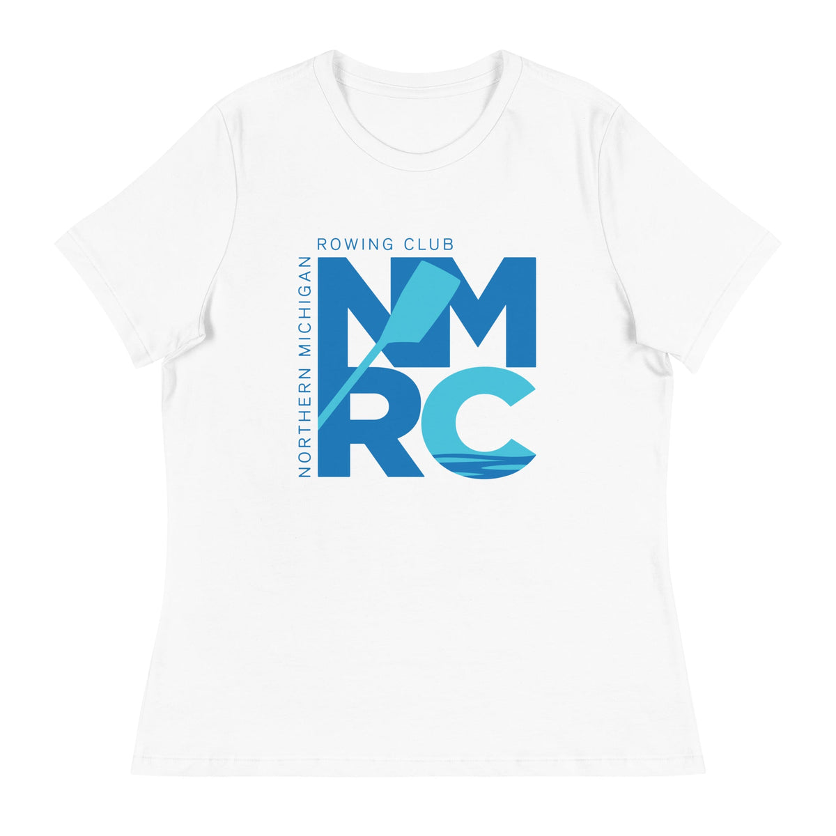 Performance | Women's Relaxed T Shirt | Northern Michigan Rowing | Modern Script Logo