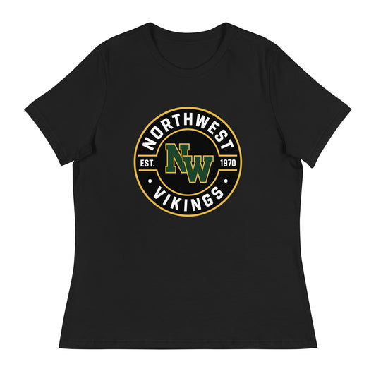 Performance | Women's Relaxed T Shirt | Northwest High School | Badge Logo