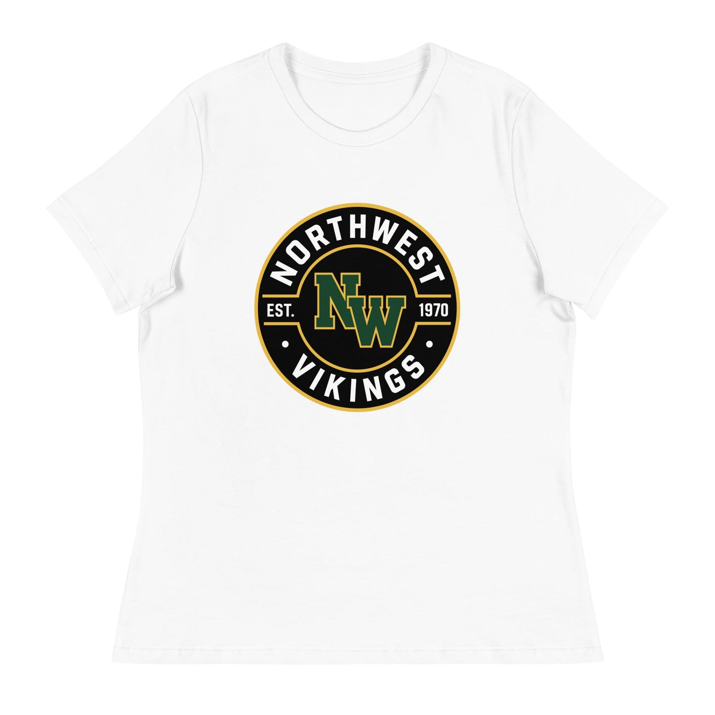 Performance | Women's Relaxed T Shirt | Northwest High School | Badge Logo