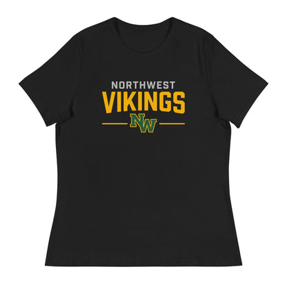 Performance | Women's Relaxed T Shirt | Northwest High School | Vikings Logo