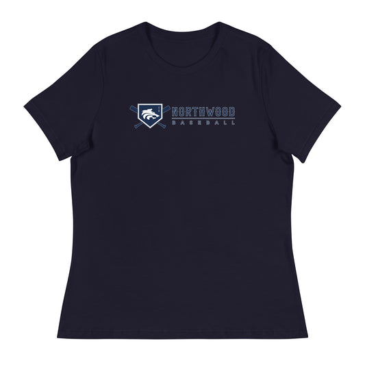 Performance | Women's Relaxed T Shirt | Northwood High School Baseball | Valor Logo