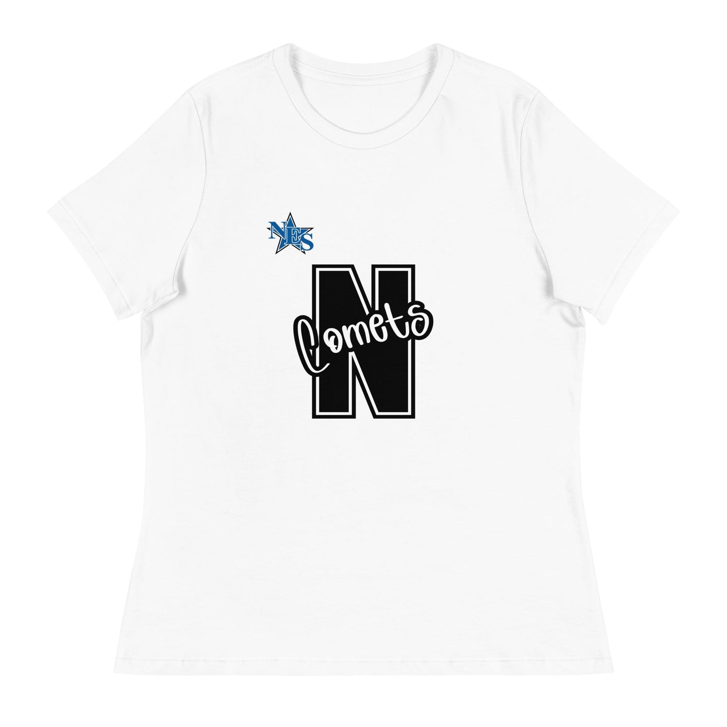 Performance | Women's Relaxed T Shirt | Norton Elementary School | N Comets Logo