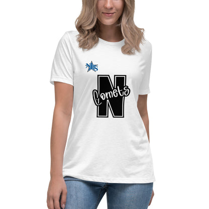 Performance | Women's Relaxed T Shirt | Norton Elementary School | N Comets Logo