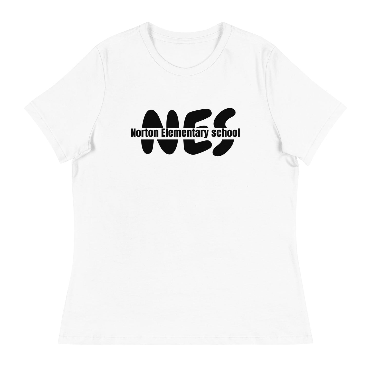 Performance | Women's Relaxed T Shirt | Norton Elementary School | NES Script Logo