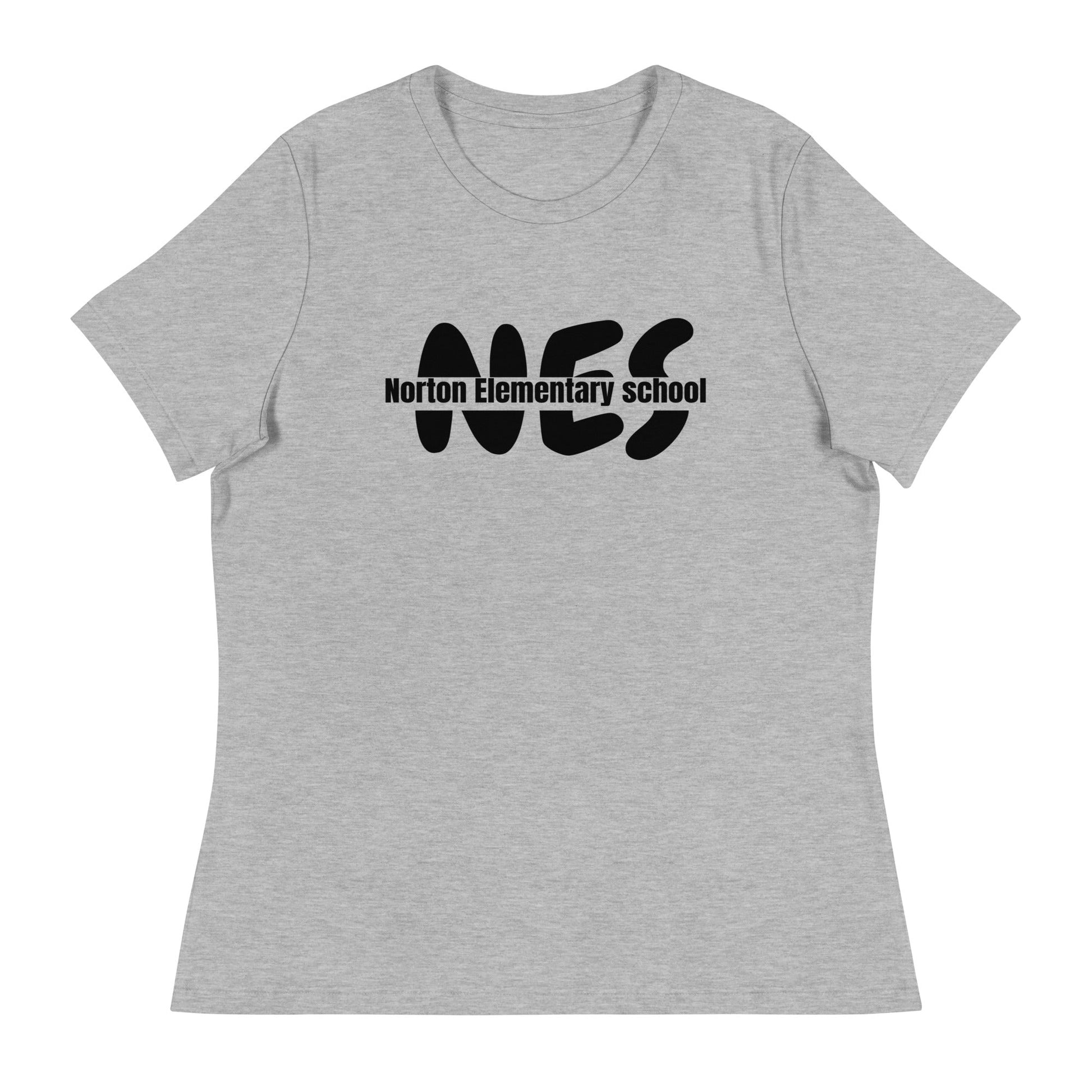 Performance | Women's Relaxed T Shirt | Norton Elementary School | NES Script Logo
