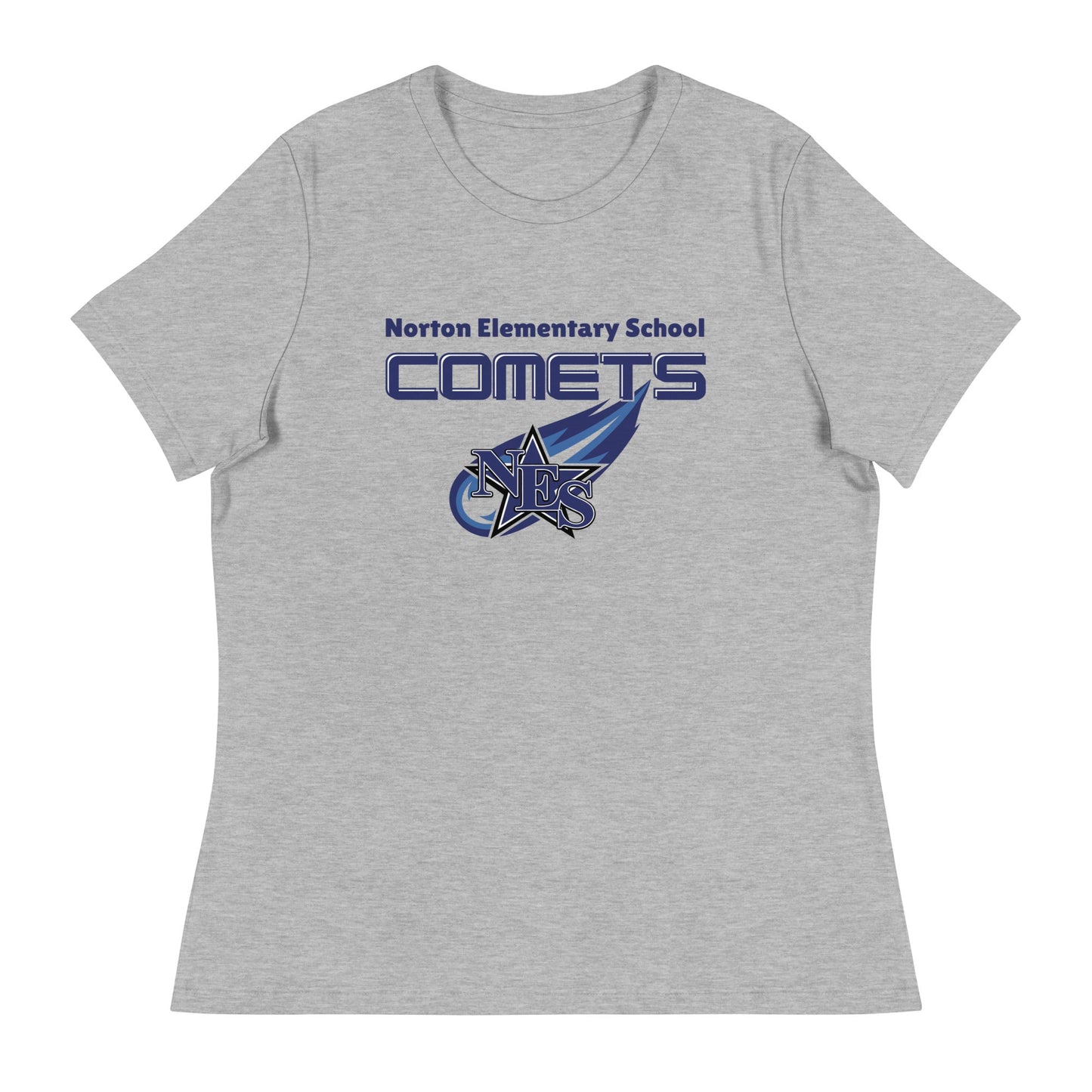 Performance | Women's Relaxed T Shirt | Norton Elementary School | Space Script Logo