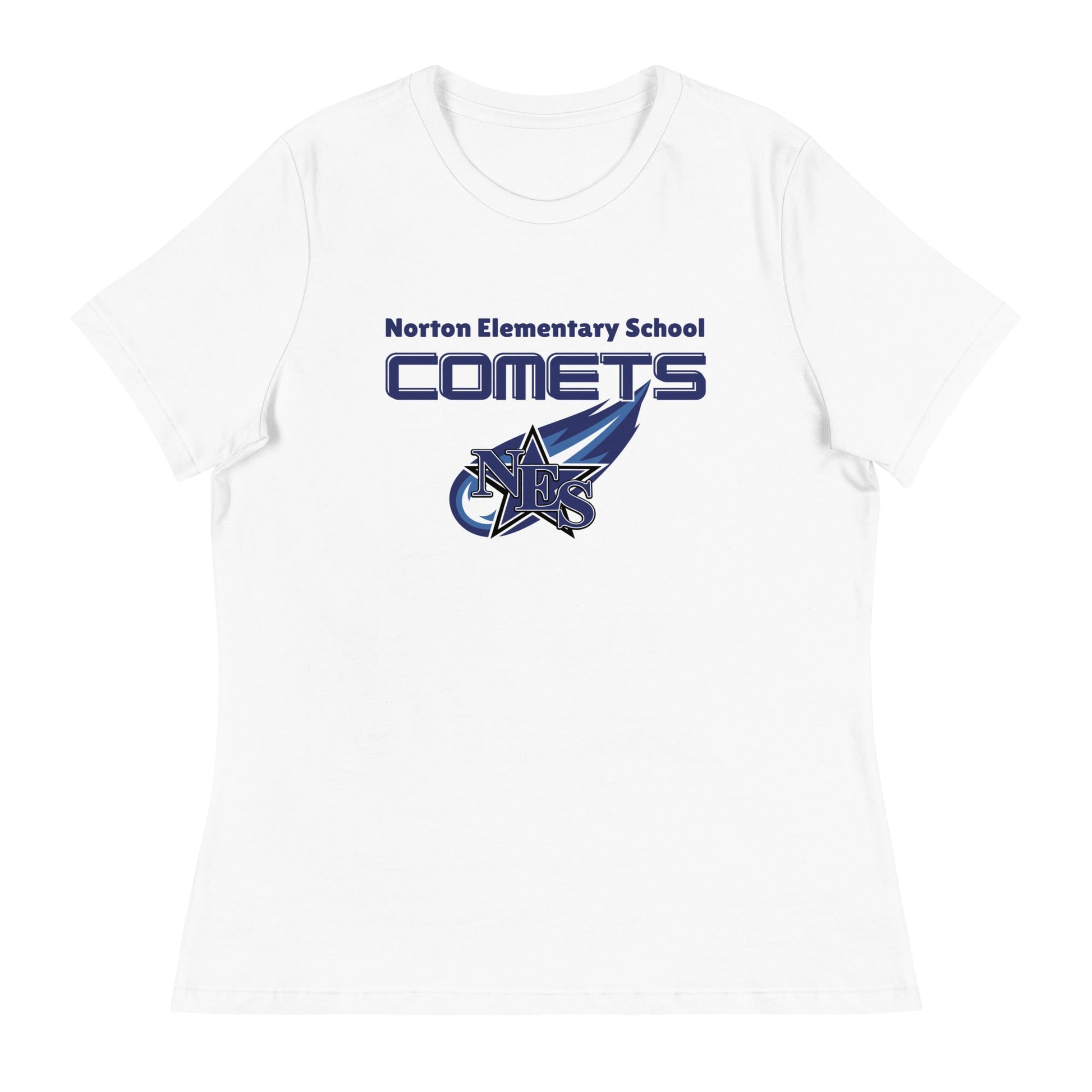 Performance | Women's Relaxed T Shirt | Norton Elementary School | Space Script Logo