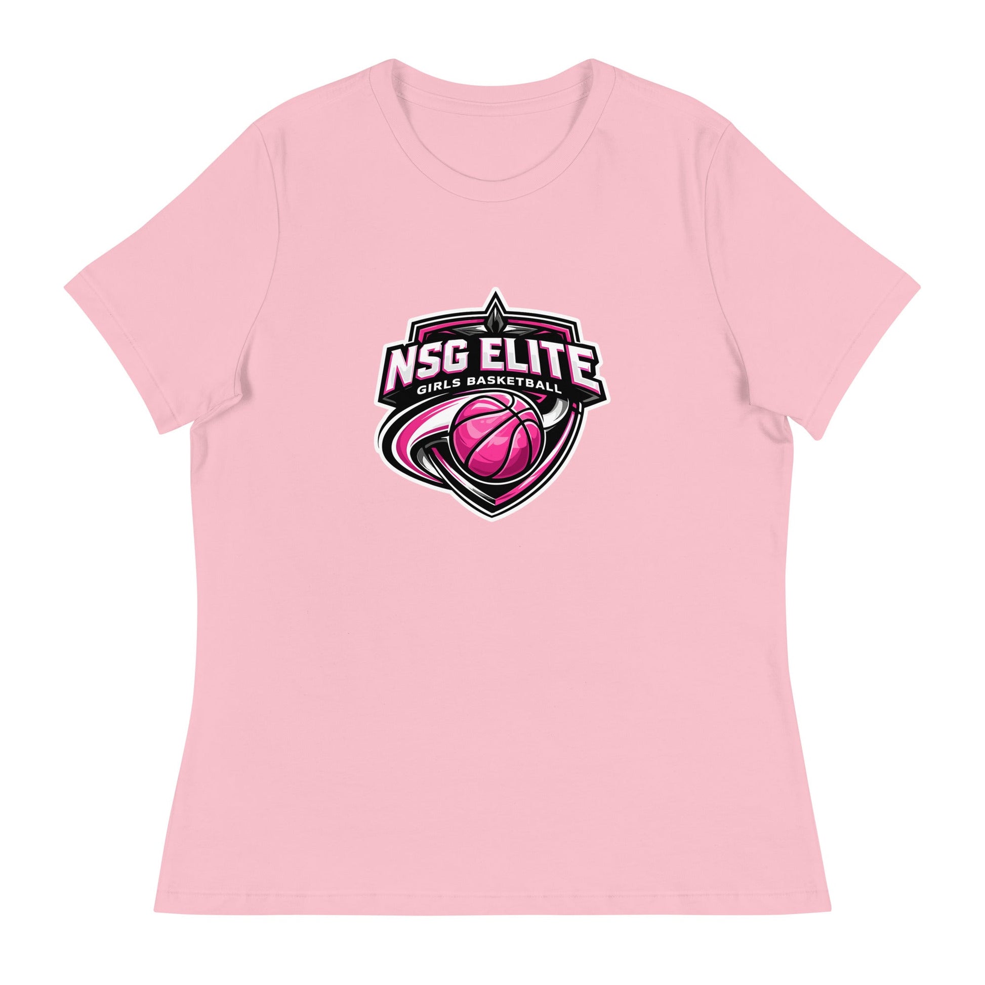Performance | Women's Relaxed T Shirt | NSG Elite Women’s Basketball | Vanguard Shield Logo