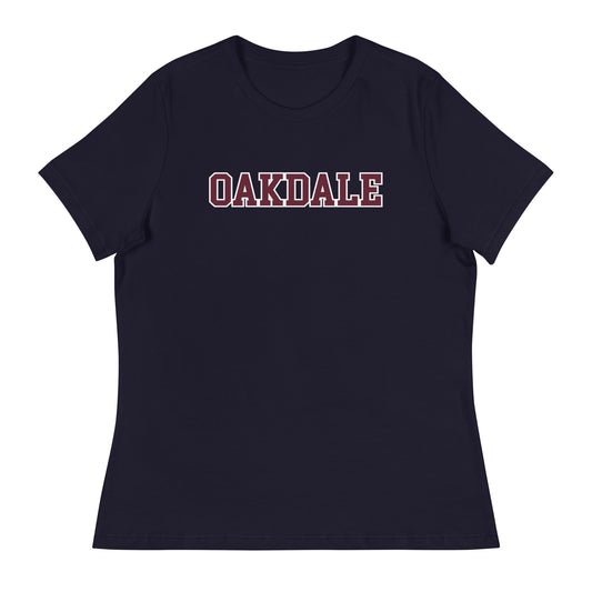 Performance | Women's Relaxed T Shirt | Oakdale Youth League | Script Logo