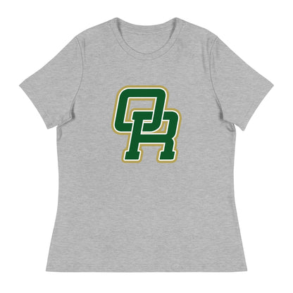 Performance | Women's Relaxed T Shirt | Oakridge Flag Football | Varsity Interlock Logo