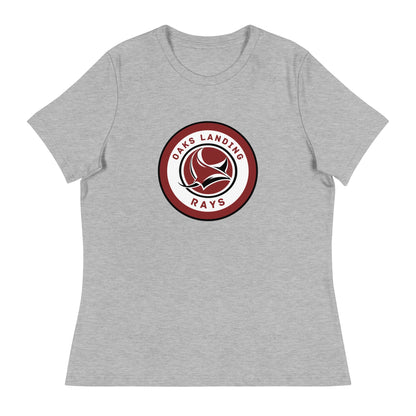 Performance | Women's Relaxed T Shirt | OAKS LANDING RAYS | Badge Logo