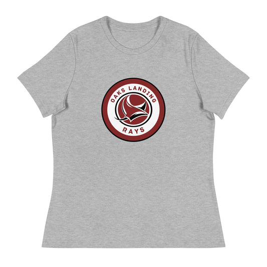 Performance | Women's Relaxed T Shirt | OAKS LANDING RAYS | Badge Logo