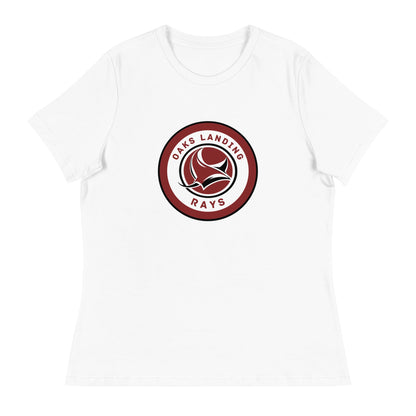 Performance | Women's Relaxed T Shirt | OAKS LANDING RAYS | Badge Logo
