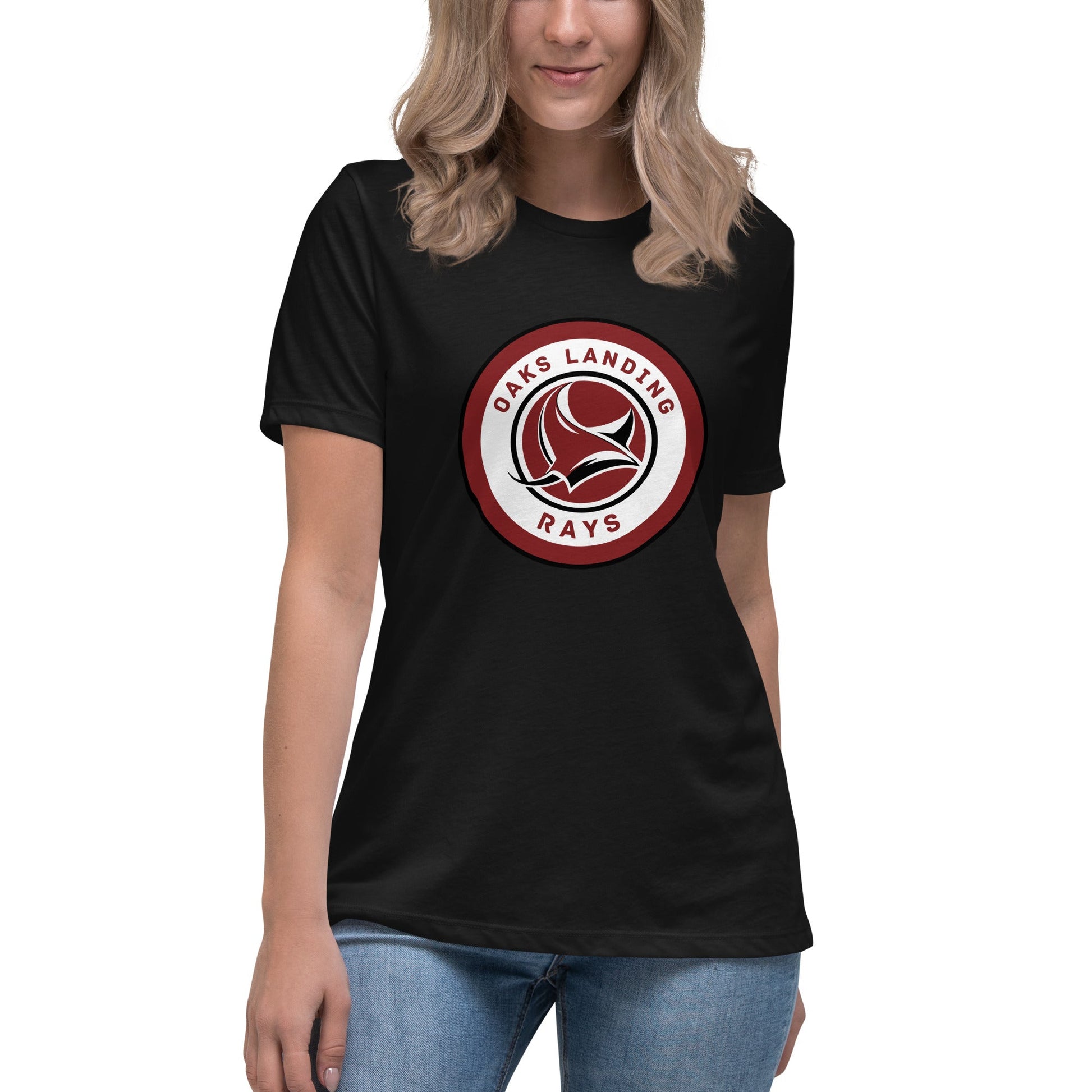 Performance | Women's Relaxed T Shirt | OAKS LANDING RAYS | Badge Logo