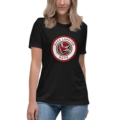 Performance | Women's Relaxed T Shirt | OAKS LANDING RAYS | Badge Logo