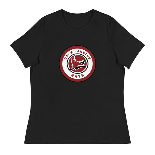 Performance | Women's Relaxed T Shirt | OAKS LANDING RAYS | Badge Logo