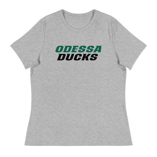 Performance | Women's Relaxed T Shirt | Odessa Girls Lacrosse | Odessa Script Logo