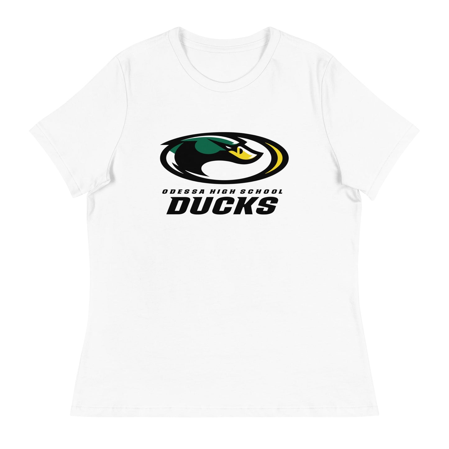 Performance | Women's Relaxed T Shirt | Odessa Girls Lacrosse | ODH Ducks Logo