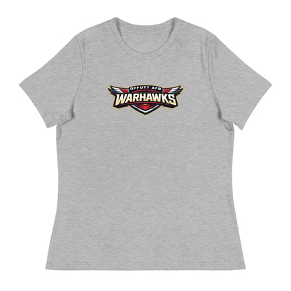 Performance | Women's Relaxed T Shirt | Offutt AFB Warhawks | Mark Logo