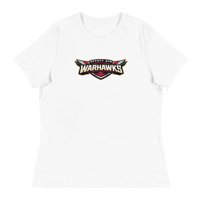 Performance | Women's Relaxed T Shirt | Offutt AFB Warhawks | Mark Logo