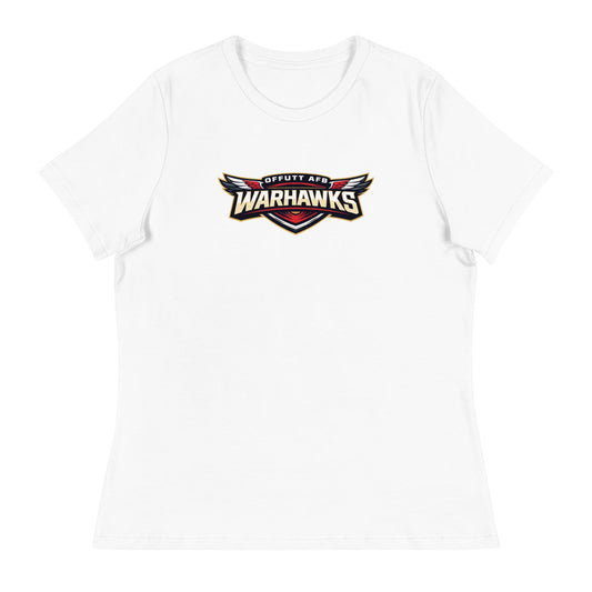 Performance | Women's Relaxed T Shirt | Offutt AFB Warhawks | Mark Logo