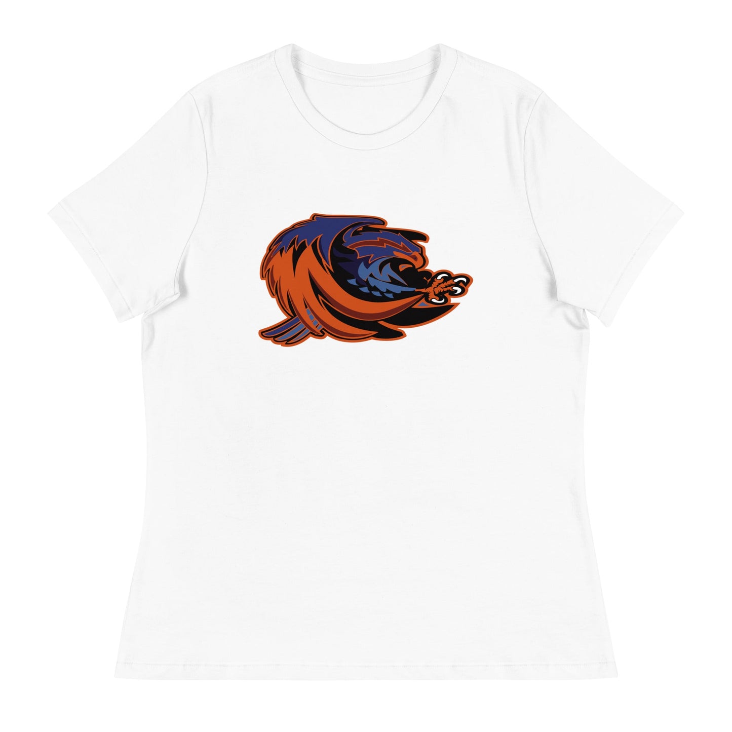 Performance | Women's Relaxed T Shirt | Offutt AFB Warhawks | Mascot Logo