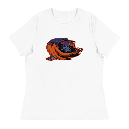 Performance | Women's Relaxed T Shirt | Offutt AFB Warhawks | Mascot Logo