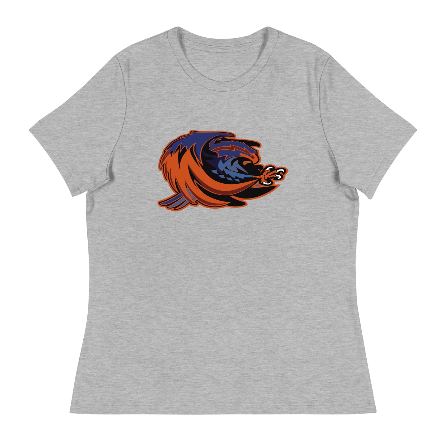 Performance | Women's Relaxed T Shirt | Offutt AFB Warhawks | Mascot Logo