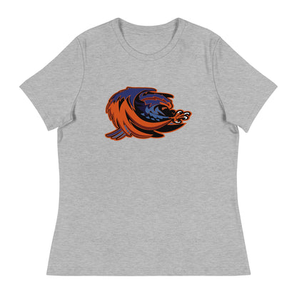 Performance | Women's Relaxed T Shirt | Offutt AFB Warhawks | Mascot Logo