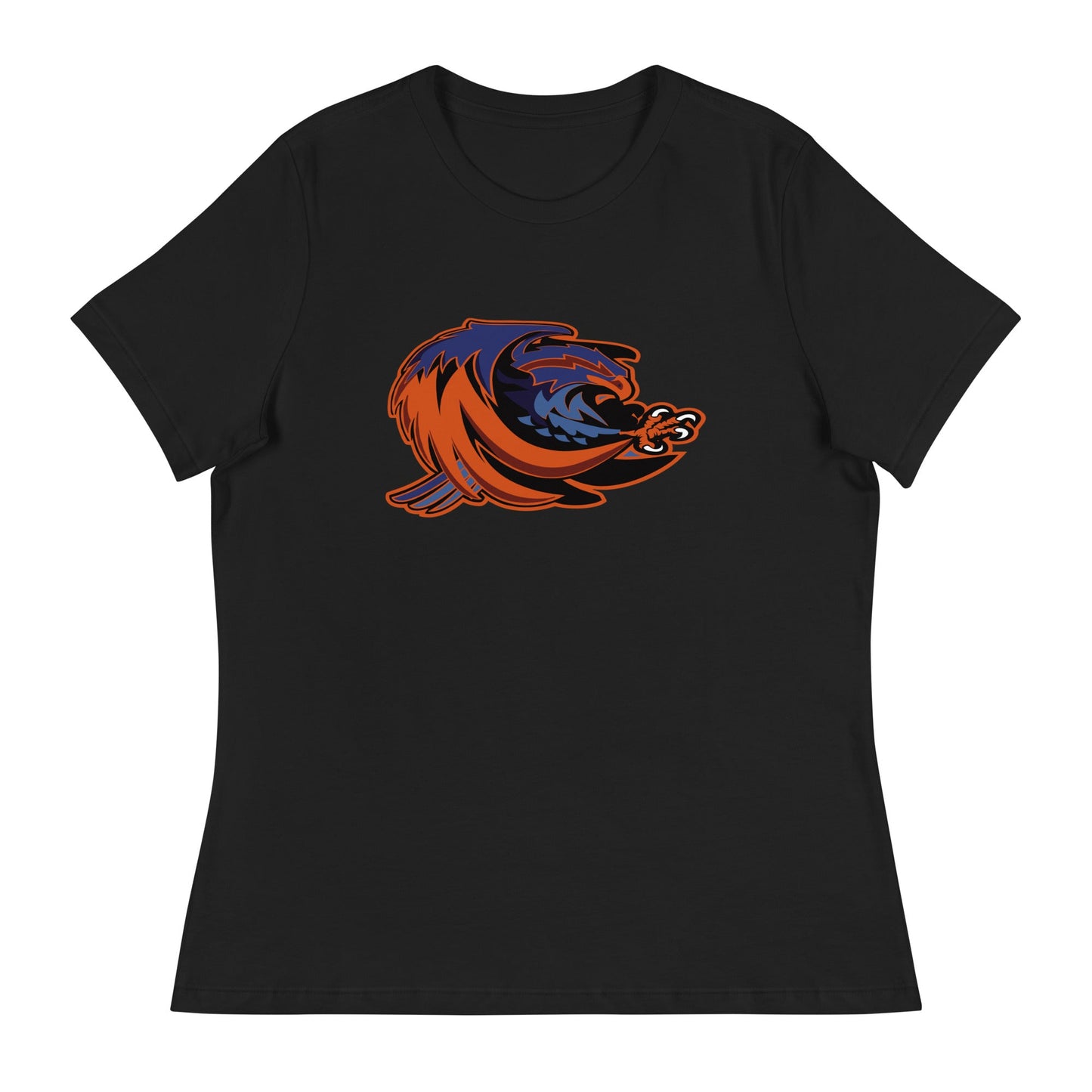Performance | Women's Relaxed T Shirt | Offutt AFB Warhawks | Mascot Logo