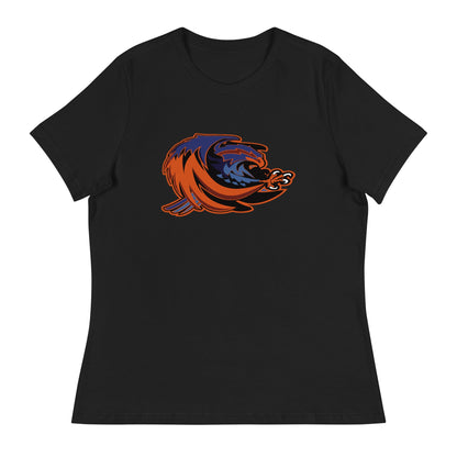 Performance | Women's Relaxed T Shirt | Offutt AFB Warhawks | Mascot Logo