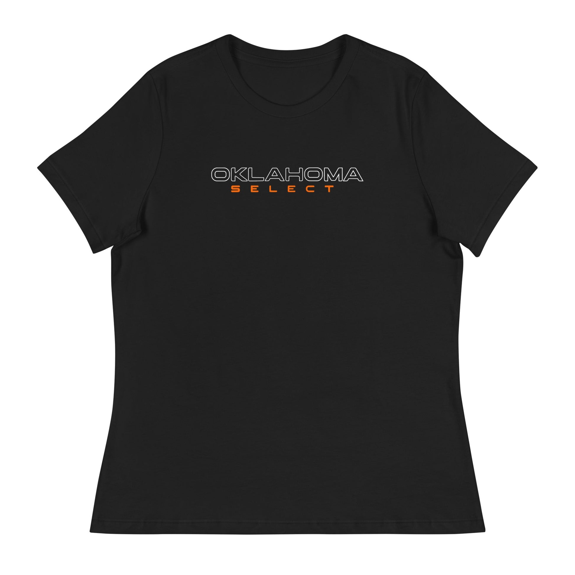 Performance | Women's Relaxed T Shirt | Oklahoma Select Ball | Modern Script Logo