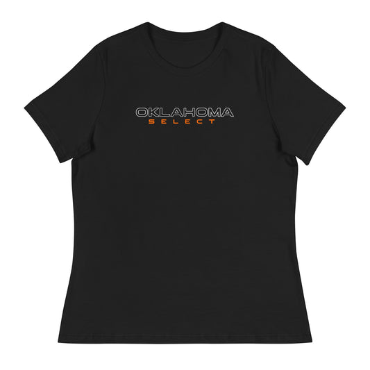 Performance | Women's Relaxed T Shirt | Oklahoma Select Ball | Modern Script Logo