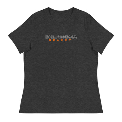 Performance | Women's Relaxed T Shirt | Oklahoma Select Ball | Modern Script Logo