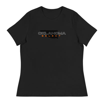 Performance | Women's Relaxed T Shirt | Oklahoma Select Ball | Script Logo