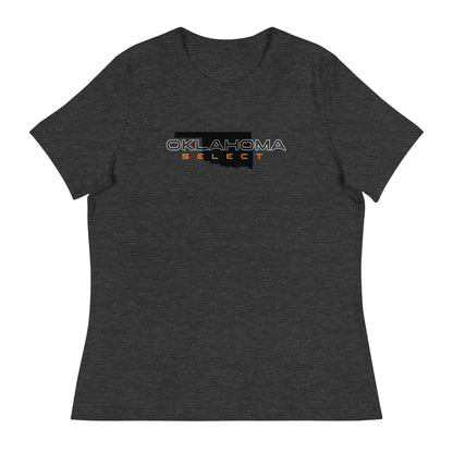 Performance | Women's Relaxed T Shirt | Oklahoma Select Ball | Script Logo