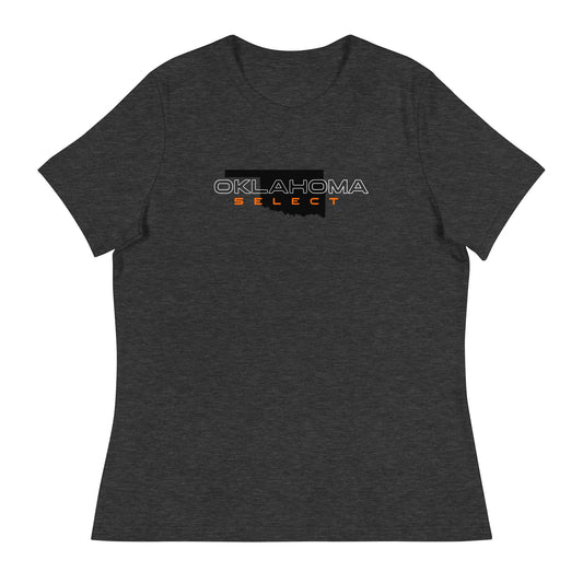 Performance | Women's Relaxed T Shirt | Oklahoma Select Ball | Script Logo