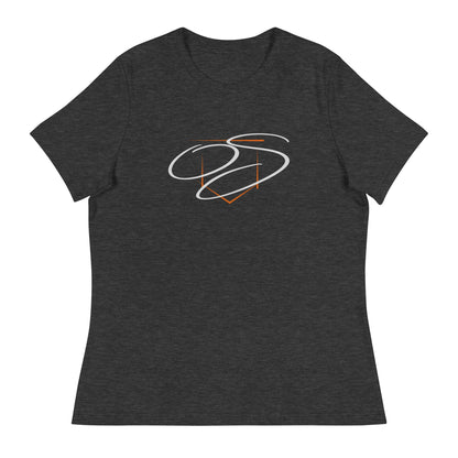 Performance | Women's Relaxed T Shirt | Oklahoma Select Ball | Signature Mark Logo