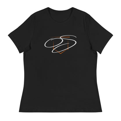 Performance | Women's Relaxed T Shirt | Oklahoma Select Ball | Signature Mark Logo