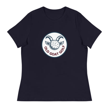 Performance | Women's Relaxed T Shirt | Old Goat Golf | Badge Logo