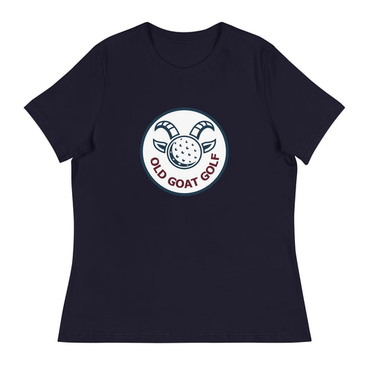 Performance | Women's Relaxed T Shirt | Old Goat Golf | Badge Logo