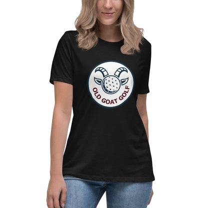 Performance | Women's Relaxed T Shirt | Old Goat Golf | Badge Logo
