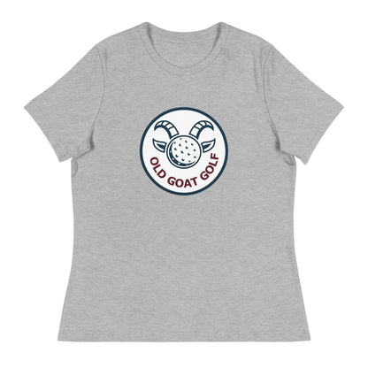 Performance | Women's Relaxed T Shirt | Old Goat Golf | Badge Logo