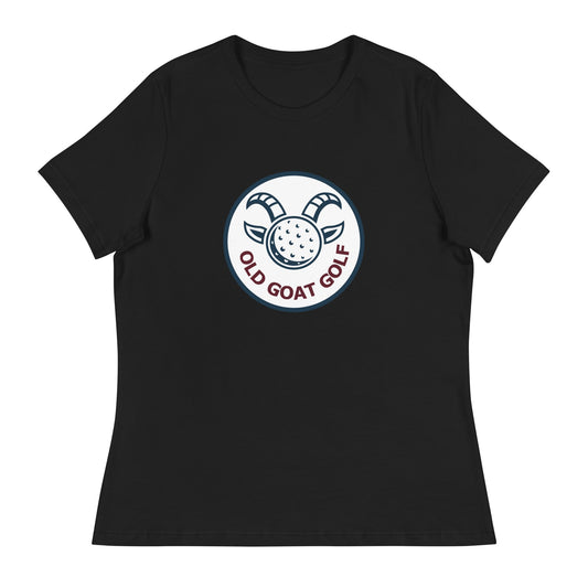 Performance | Women's Relaxed T Shirt | Old Goat Golf | Badge Logo