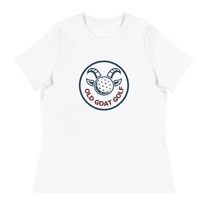 Performance | Women's Relaxed T Shirt | Old Goat Golf | Badge Logo