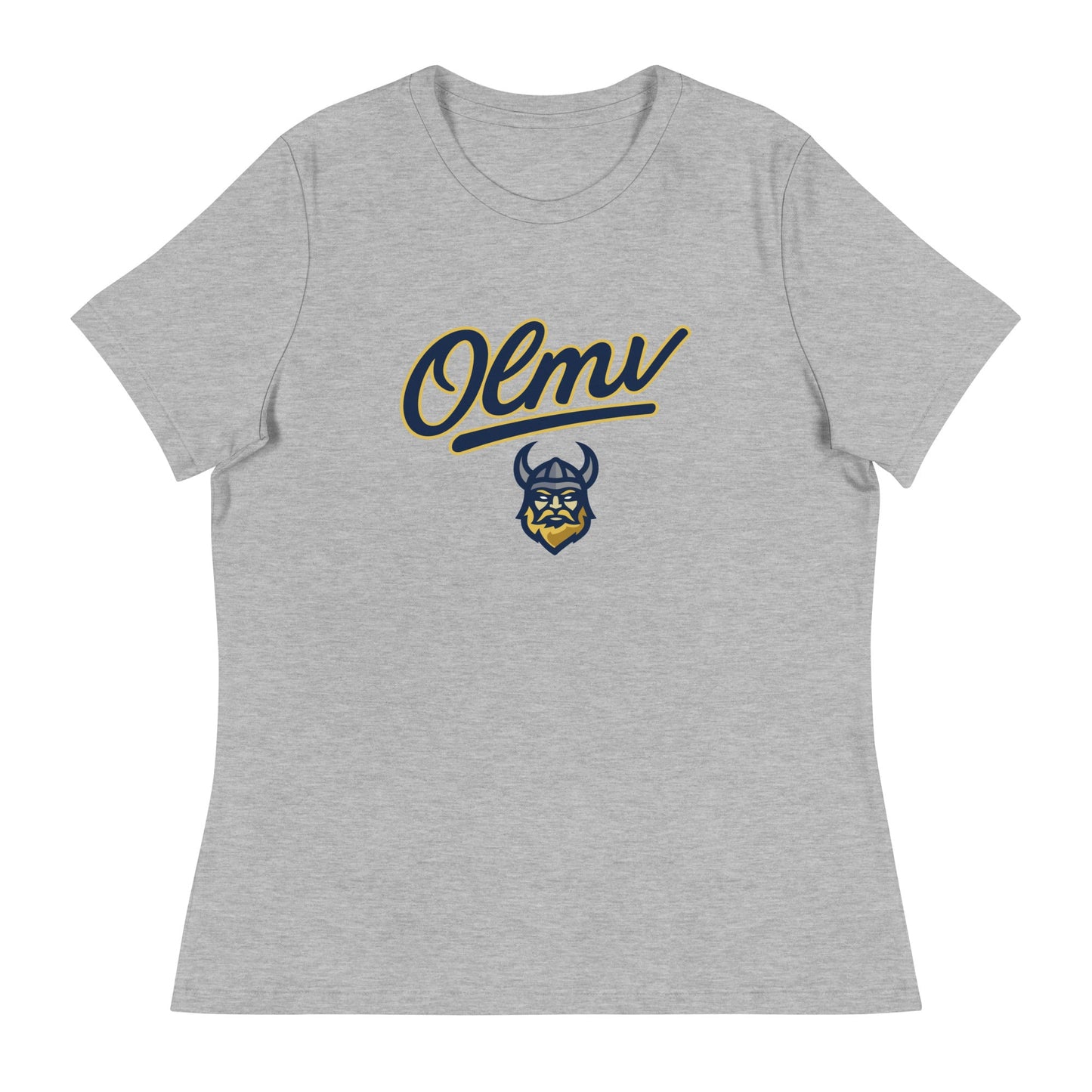 Performance | Women's Relaxed T Shirt | OLMV Vikings | Script Logo