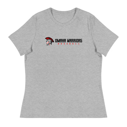 Performance | Women's Relaxed T Shirt | Omaha Warriors | Script Logo